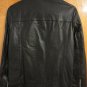 Warehouse $350 Asymmetrical Contrast Black Suede Leather Belted Aviator Jacket S