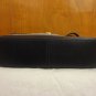 Coccinelle Clessidra Hourglass Lock Eggplant Box Purple Leather Shoulder Bag