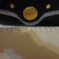 Coccinelle Clessidra Hourglass Lock Eggplant Box Purple Leather Shoulder Bag