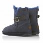 Rare Emu Angel Lo Buckled Strap Indigo Navy Sheepskin Shearling Ankle Boots 8