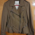 RARE 3.1 Phillip Lim $1450 Motocross Contour Peplum Beige Leather Jacket 4 APC