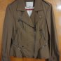 RARE 3.1 Phillip Lim $1450 Motocross Contour Peplum Beige Leather Jacket 4 APC