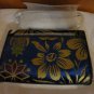 Tory Burch Fleming Cosmic Small Blue Gold Velvet Tassel Convertible Shoulder Bag