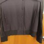 Silent Damir Doma Italy $1300 Cool Asymmetrical Wrap Wool Suede Slim Jacket S