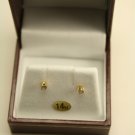 14KT Yellow Gold Diamond Stud Earrings