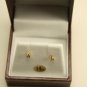 14KT Yellow Gold Diamond Stud Earrings