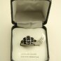 Sterling Silver Blue Sapphire Ring Size 6