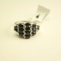 Sterling Silver Blue Sapphire Ring Size 6