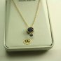 14KT Gold Necklace with Sapphire Pendant