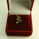 10KT Gold ""H"" Pendant