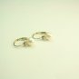 10KT Gold Pearl and Diamond Earrings