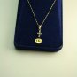14KT Gold Diamond Cross Necklace