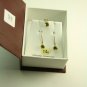 14KT Gold Gemstone Pendant and Earrings