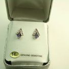 14KT Gold Diamond and Gemstone Earrings