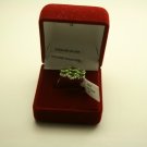Ladies Sterling Silver Ring, Peridot Size 7