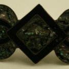 Alpaca Mexico Sterling Silver Barrette, Abalone