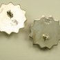 Mexico Sterling Silver Earrings, Sun Face TV-73
