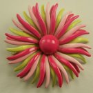 Metal Enamel Pin, Spring Colors Pink & Yellow !