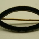 Victorian Black Mourning Pin