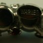 Vintage Aurora Borealis Ruby Wreath style pin, signed Warner