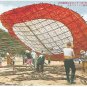Set of 8 Antique JAPAN Japanese Postcards w/ Folder Huge Kites #EC47