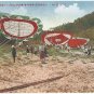 Set of 8 Antique JAPAN Japanese Postcards w/ Folder Huge Kites #EC47