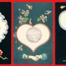 Set of 3 JAPAN Art Nouveau Postcards RUSSO-JAPANESE WAR Military Review Stamp in 1906 #EM86 Set of 3 JAPAN Art Nouveau Postcards RUSSO-JAPANESE WAR Military Review Stamp in 1906 #EM86
