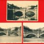 Set of 3 Antique JAPAN Japanese Postcards The Imperial Palace Nijubashi Bridge, Tokyo #EC49