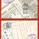 1906 Set of 2 JAPAN Japanese Postcards Newspaper Play Lecture Dance Program #EO5 1906 Set of 2 JAPAN Japanese Postcards Newspaper Play Lecture Dance Program #EO5
