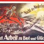 JAPAN Japanese 6 Postcards w/ Folder WW1 Propaganda Art Poster Images UK USA Germany France #EM111