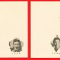 Set of 8 Vintage JAPAN Japanese Postcards Folder WW2 Home Front Women Actresses Military Mail #EG104