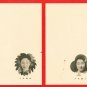Set of 8 Vintage JAPAN Japanese Postcards Folder WW2 Home Front Women Actresses Military Mail #EG104