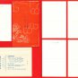 1936 Set of 5 JAPAN Japanese Postcards Folder Leaflet  RED CROSS Vitamin Hormone Anatomy #ERC7