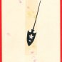 1900s Set of 2 JAPAN Japanese Postcards Original Art Hand-Painted Sword Brush Wreath #EAH3