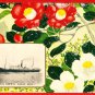 Set of 4 JAPAN Japanese Postcards w/ Folder N.Y.K. NIPPON YUSEN S.S. "KASUGA MARU" Ship #ET2