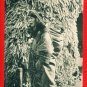 Set of 8 Antique JAPAN Postcards Folder AINU Tribe Japanese Native People Tattoo Women #EC76