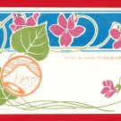 1908 Antique JAPAN Japanese Art Nouveau Postcard Violet Flowers #EA191