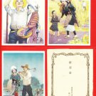 Set of 3 JAPAN Japanese Advertising Art Postcards w/ Folder Family Magazine Pre-WWII #EOA52