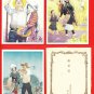Set of 3 JAPAN Japanese Advertising Art Postcards w/ Folder Family Magazine Pre-WWII #EOA52