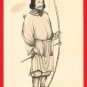 Set of 2 Antique Japanese Postcards the First Emperor of Japan JINMU #EE22