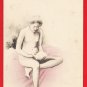 1900s Antique JAPAN Japanese Hand Tinted Art Postcard Woman Geisha Girl Nude #EA216