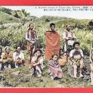 Antique Japanese Postcard FORMOSA Taiwan Taiwanese Aborigines Atayal Tayal People #EF48