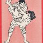Antique JAPAN Japanese Art 4 Postcards Self-defense Martial Arts Jujutsu Judo Man Woman #EA221