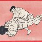 Antique JAPAN Japanese Art 4 Postcards Self-defense Martial Arts Jujutsu Judo Man Woman #EA221