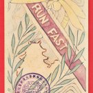 1906 JAPAN Japanese Hand Painting Original Art Nouveau Postcard Dragonfly #EAH13