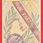 1906 JAPAN Japanese Hand Painting Original Art Nouveau Postcard Dragonfly #EAH13