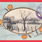 Antique JAPAN Japanese Artist Art Nouveau Postcard Park #EA227