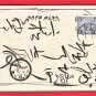 1906 Antique JAPAN Japanese Art Postcard Woman Beauty Music Score Notes Song #EA236