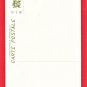 1921 JAPAN Japanese Art Postcard New Year's Greetings Blue Rooster Cock #EA240