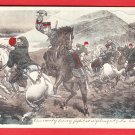 1900s JAPAN Hand Colored Art Postcard Army RUSSO-JAPANESE WAR Battle of Kiu-lien-cheng #EM221